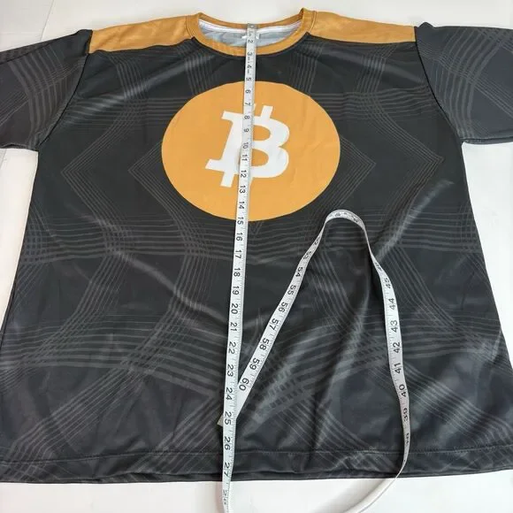 Bitcoin Jersey Shirt Grey And Orange, XL, 21Milliom - Picture 5 of 5